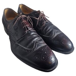 Barneys NY Co-op Oxford Dress Shoes Mens Sz 13 M Brown Leather Italy